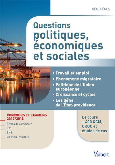 Questions politiques, économiques et sociales