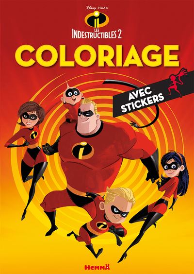 Les Indestructibles 2, Coloriage avec stickers