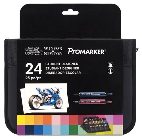 Set de 24 marqueurs Promarker Winsor et Newton Modèle aléatoire