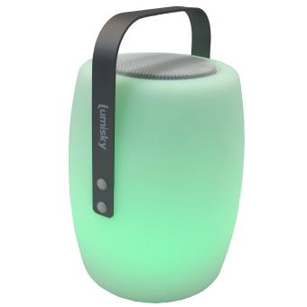 Lampe Extérieur Multicolore Nomade Lumisky Lucy Play Avec Enceinte Bluetooth Intégrée
