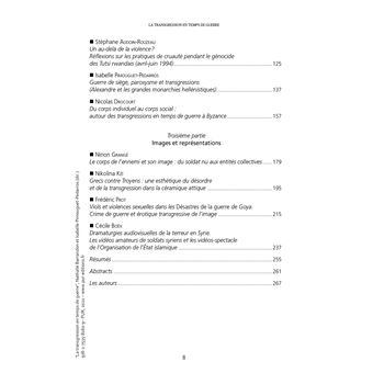 La transgression en temps de guerre