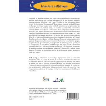 La pensée musicale de Jean-Jacques Rousseau en Chine