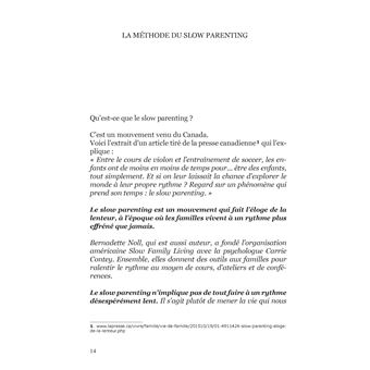 Devenir un parent zen