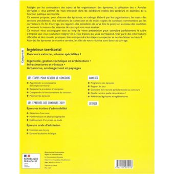 Ingénieur territorial I 2021