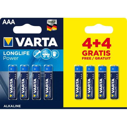 Varta High Energy 04903 - Batterie 8 x AAA - Alcaline - 1250 mAh