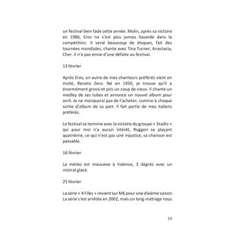 Journal 2016 première partie janvier juillet