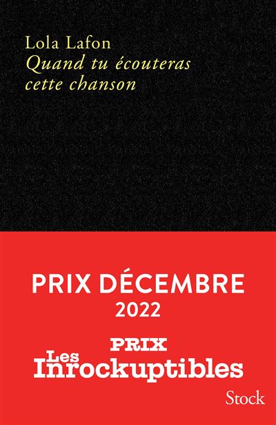 Quand tu ecouteras cette chanson - L. Lafon - broché