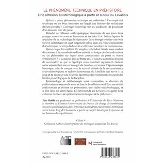 Le phénomène technique en préhistoire