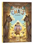 Blanche et les chats en égypte