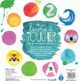 Mon livre à toucher des premières notions
