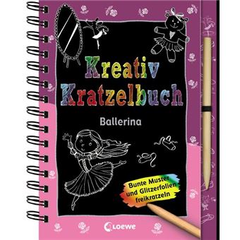 $KREATIV KRATZELBUCH-BALLERINA-LOEWE