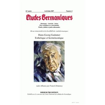 Études germaniques - N°2/2007