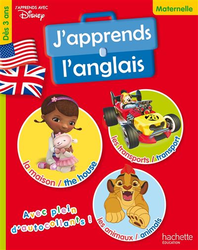 J'apprends l'anglais Ma petite école Disney
