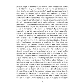 De la réalité du monde sensible