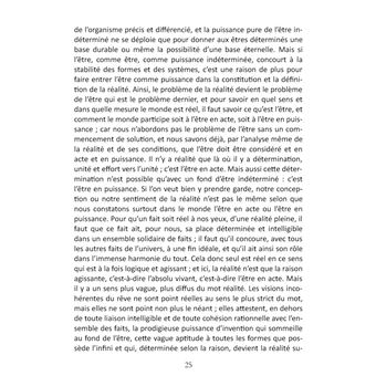 De la réalité du monde sensible