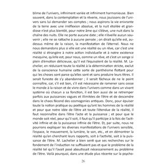 De la réalité du monde sensible