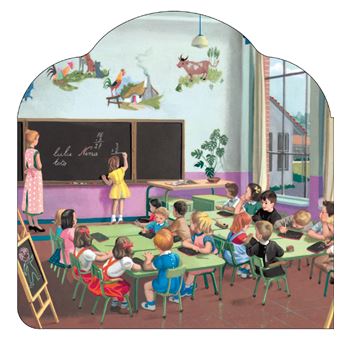 Martine - Mon imagier de l'école