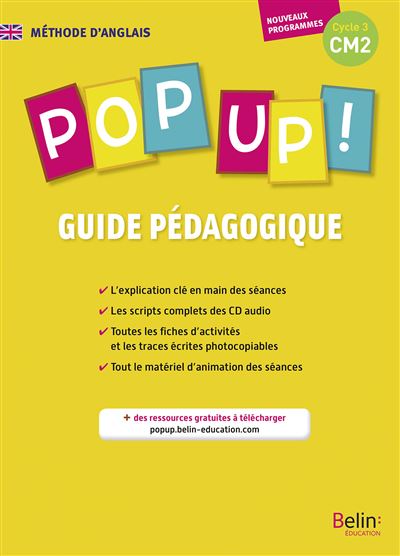 POP UP ! CM2 - Guide pédagogique - Michèle Geffroy - broché