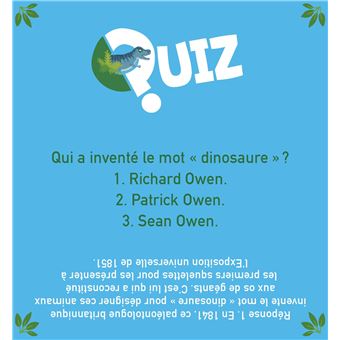 Quiz 100% Dinosaures NE