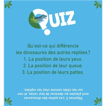 Quiz 100% Dinosaures NE