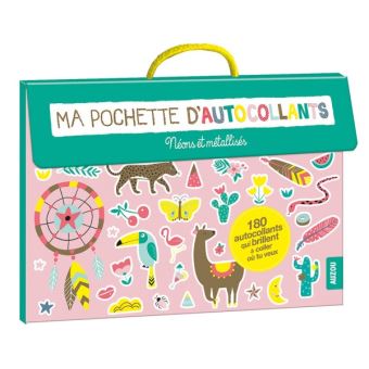 Ma pochette d'autocollants néons et métalisés