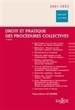 Droit et pratique des procédures collectives 2021/2022