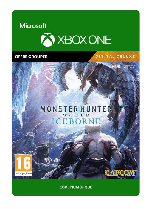 Code de téléchargement extension DLC Monster Hunter: World Iceborne Edition Digital Deluxe Xbox One
