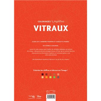 Coloriages mystères Disney - Vitraux