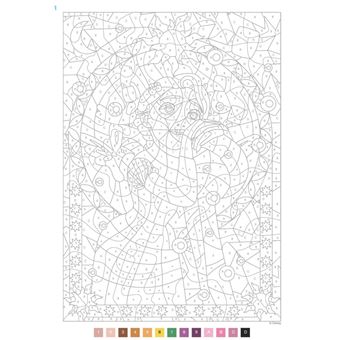 Coloriages mystères Disney - Vitraux