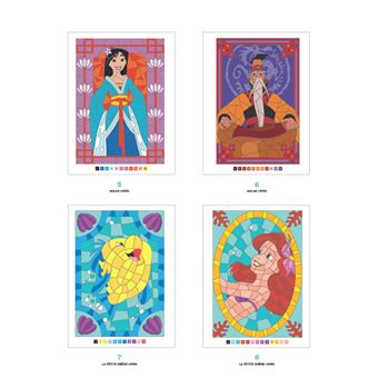 Coloriages mystères Disney - Vitraux