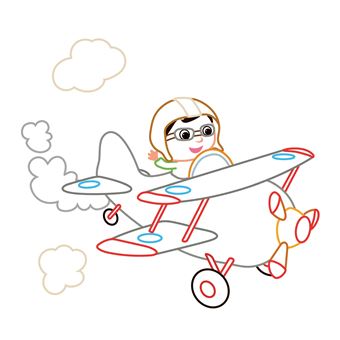 Mes premiers coloriages sans dépasser - Les véhicules