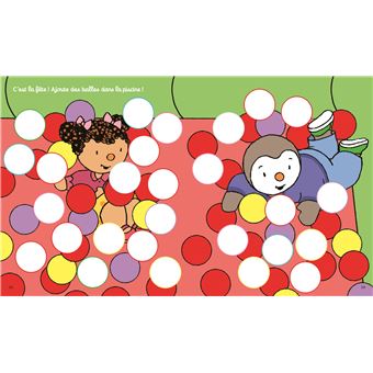 Mon maxi cahier de gommettes T'choupi