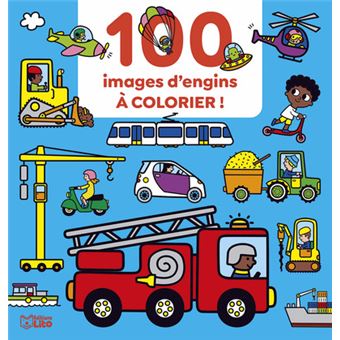 100 images d'engins à colorier