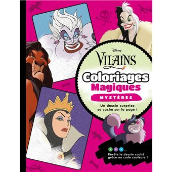 DISNEY - Coloriages Magiques - Mystères - Vilains