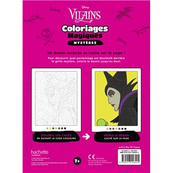 DISNEY - Coloriages Magiques - Mystères - Vilains