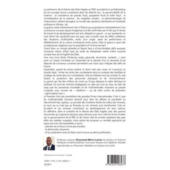 Sortir la République Démocratique du Congo des guerres récurrentes : conditions, stratégies et perspectives