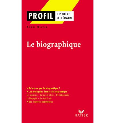 Le roman biographique