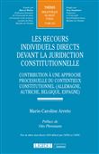 Les recours individuels directs devant la juridiction constitutionnelle