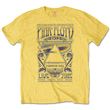 T-Shirt Pink Floyd Carnegie Hall Poster Unisex Jaune