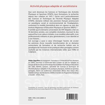 Activité physique adaptée et sociohistoire