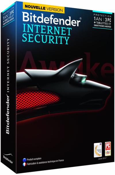 Bitdefender Internet Security 2014 PC 1an / 3PC