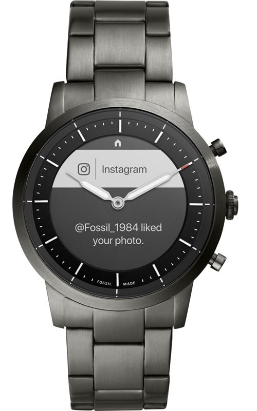 FOSSIL HYBRID HR COLLIDER GREY STAINLESS STEEL FTW7009 - Expédié à partir  de début juin - Montre connectée | Fnac.be