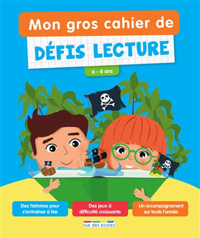 Mon gros cahier de défis lecture 6-8 ans - broché - Collectif - Achat ...