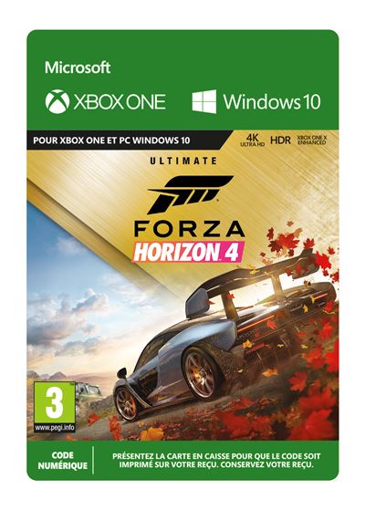 Code de téléchargement Forza Horizon 4 Ultimate Edition Xbox One