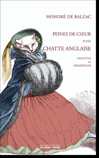 Peines de coeur d'une chatte anglaise