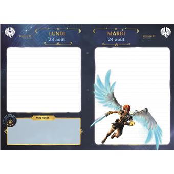 Agenda scolaire Immortals Fenyx Rising
