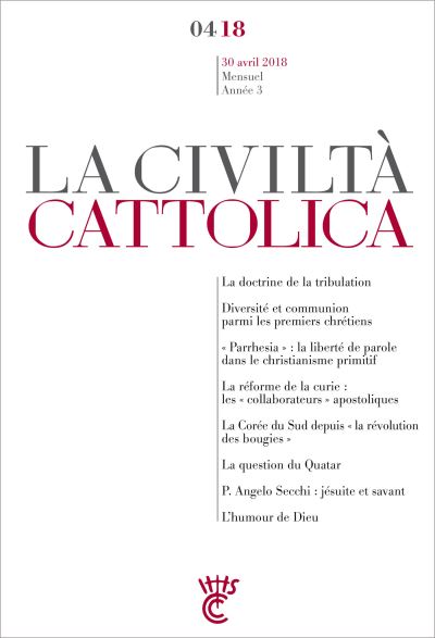 Civilta cattolica avril 2018 - Sj. Antonio Spadaro - broché