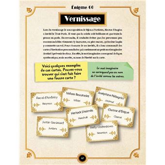 Les énigmes d'Arsène Lupin