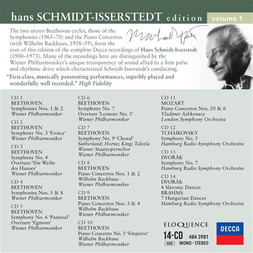 Amazon.co.jp: Schmidt-Isserstedt Edition Vol 1: ミュージック