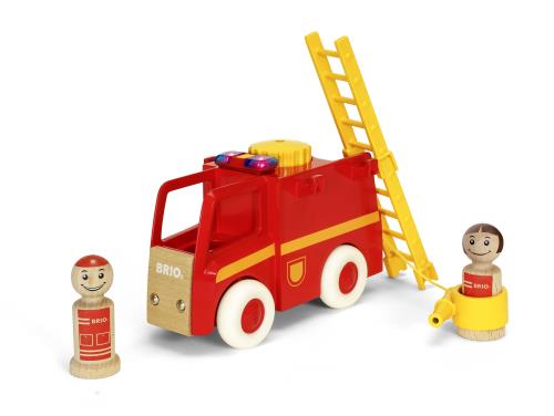 Camion de pompier avec son et lumière Brio